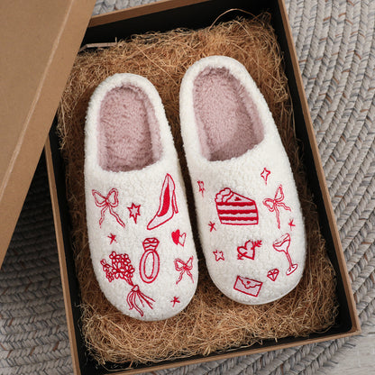 Red Girlie Slippers