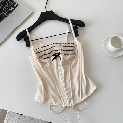 Cloud Nine Lace-Up Corset