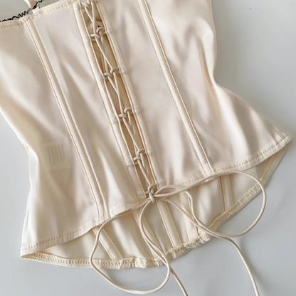 Cloud Nine Lace-Up Corset