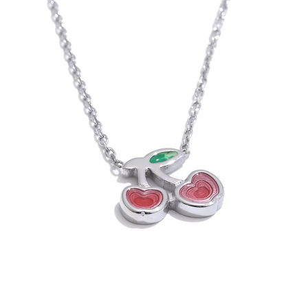 Dainty Cherry Necklace