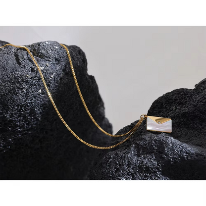 The Manuscript Envelope Necklace