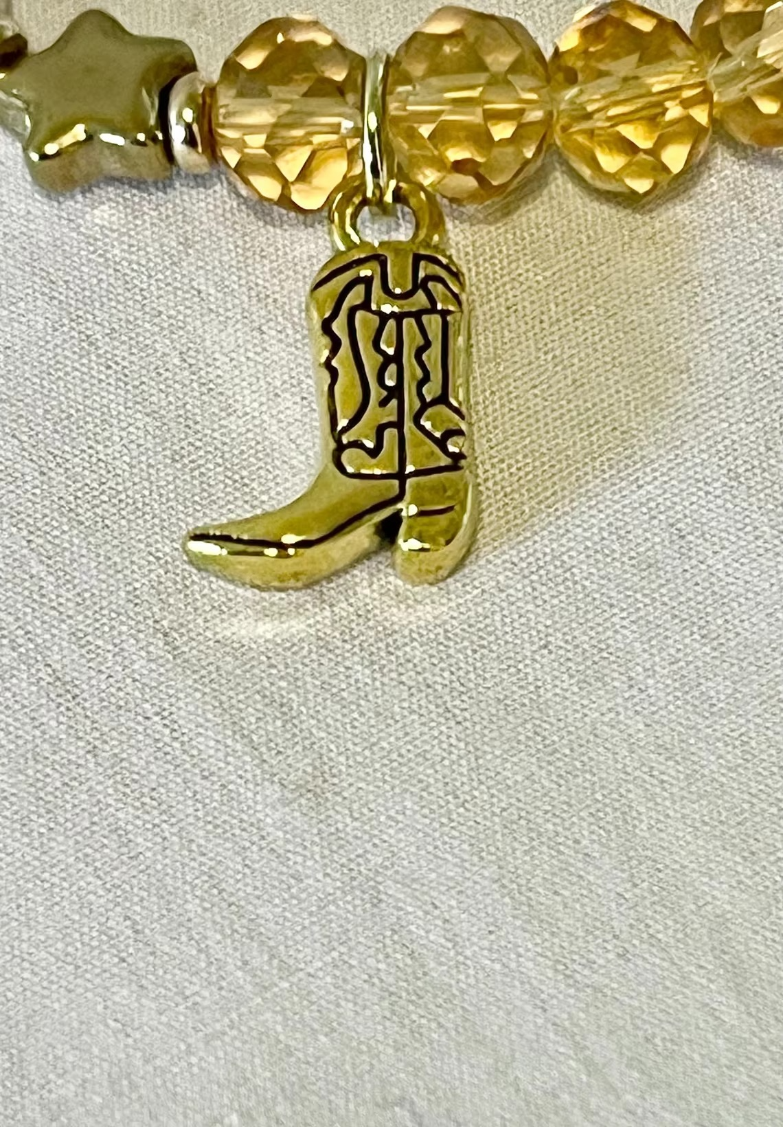 Fearless Boot Charm Bracelet