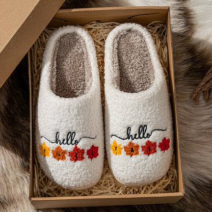Hello Autumn Slippers