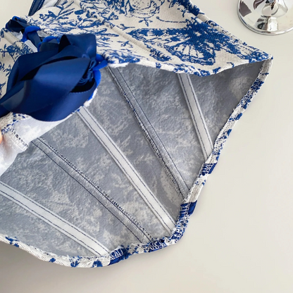 Blue Butterfly Corset