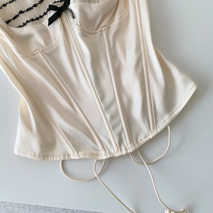 Cloud Nine Lace-Up Corset