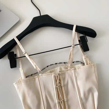 Cloud Nine Lace-Up Corset