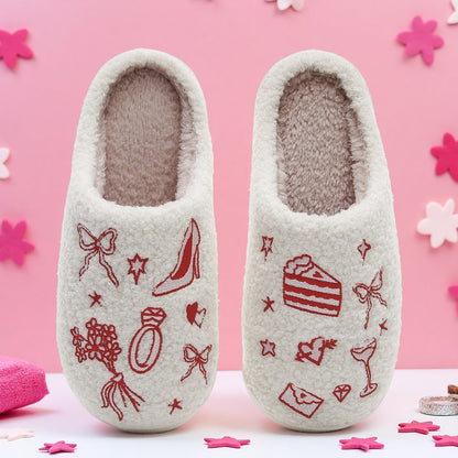 Red Girlie Slippers
