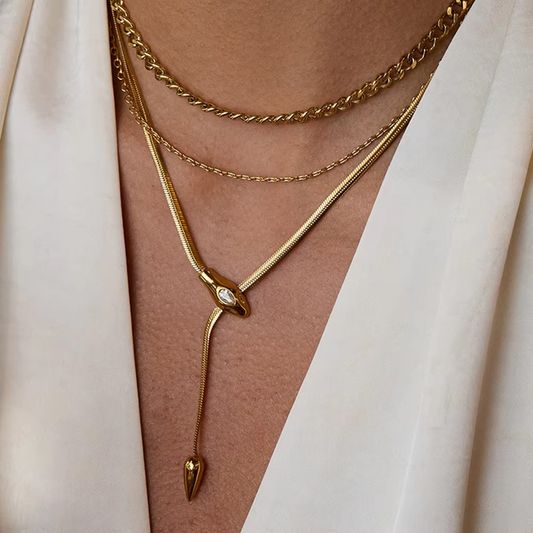 Serpentine Stackable Necklace