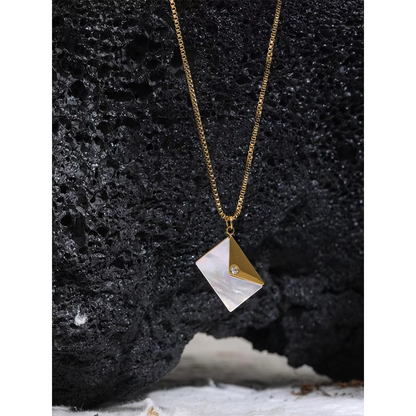 The Manuscript Envelope Necklace
