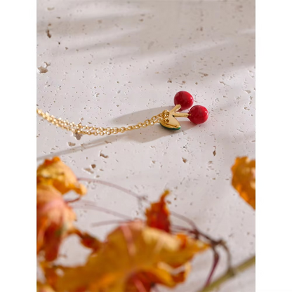Cherry Bliss Necklace & Earrings