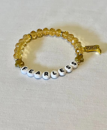 Fearless Boot Charm Bracelet