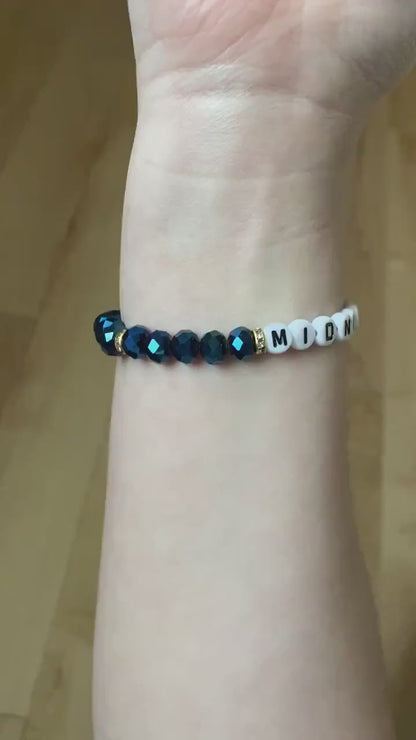 Midnights Clock Charm Bracelet