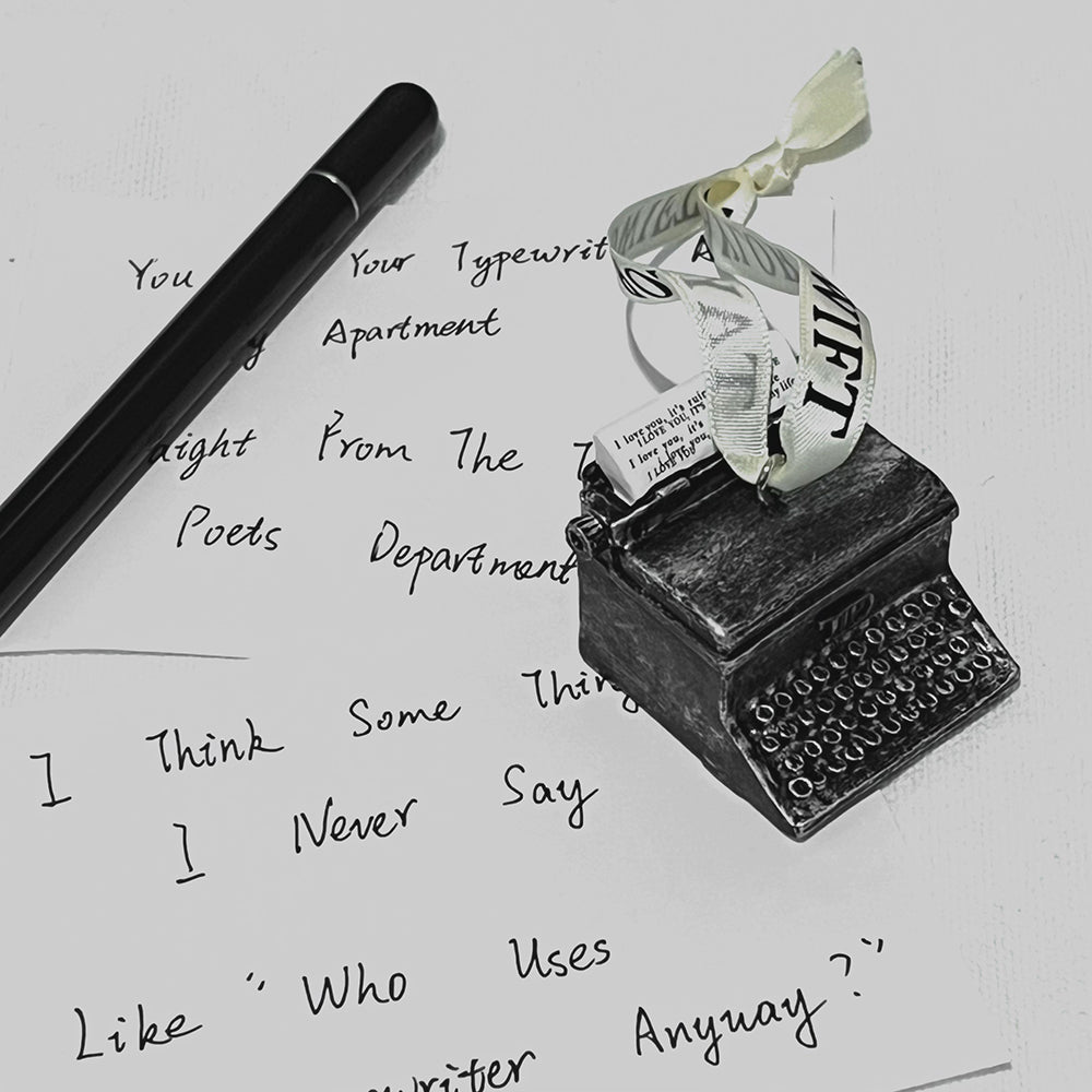 TTPD Typewriter Ornament