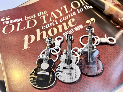 Reputation Guitar Keychain