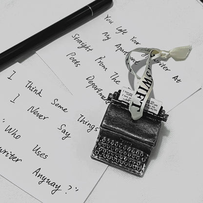 TTPD Typewriter Ornament