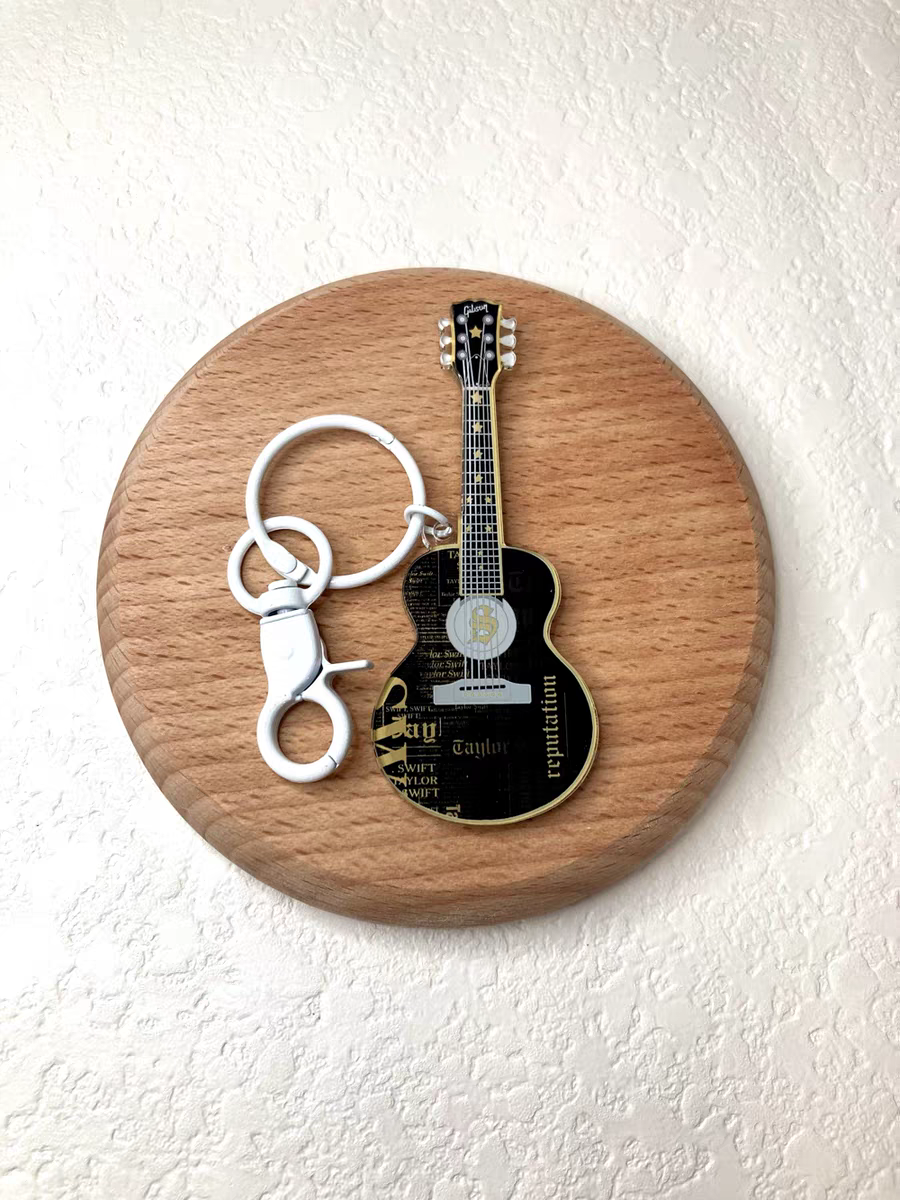 Reputation Guitar Keychain