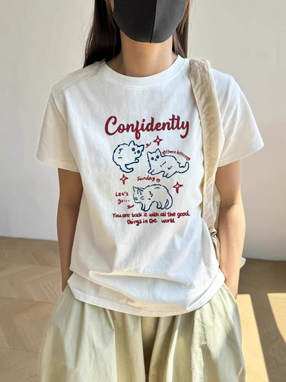 Confidently Sunday Tee
