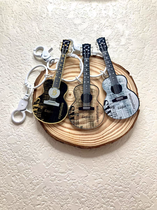 Reputation Guitar Keychain