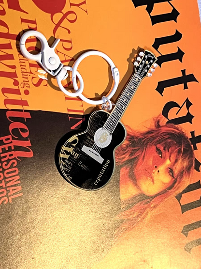Reputation Guitar Keychain