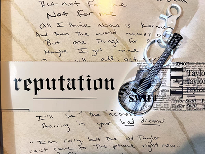 Reputation Guitar Keychain