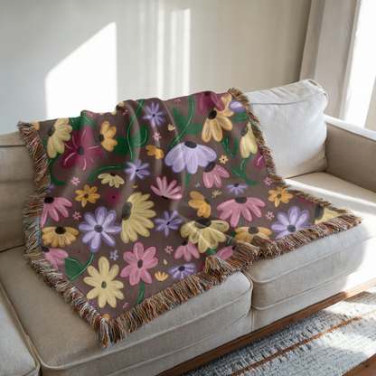 taylor swift eras tour blanket inspired from the flowers on her acoustic piano during the eras tour